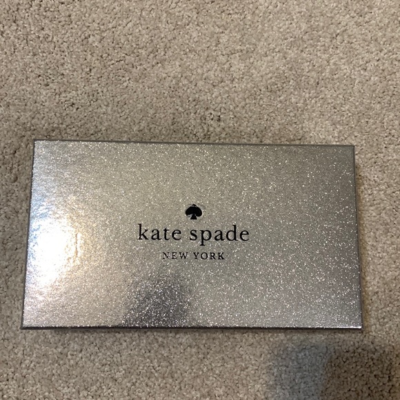 Kate Spade Black Glitter Milou Crossbody 4 1/2 inches by 7 inches - Picture 2 of 7